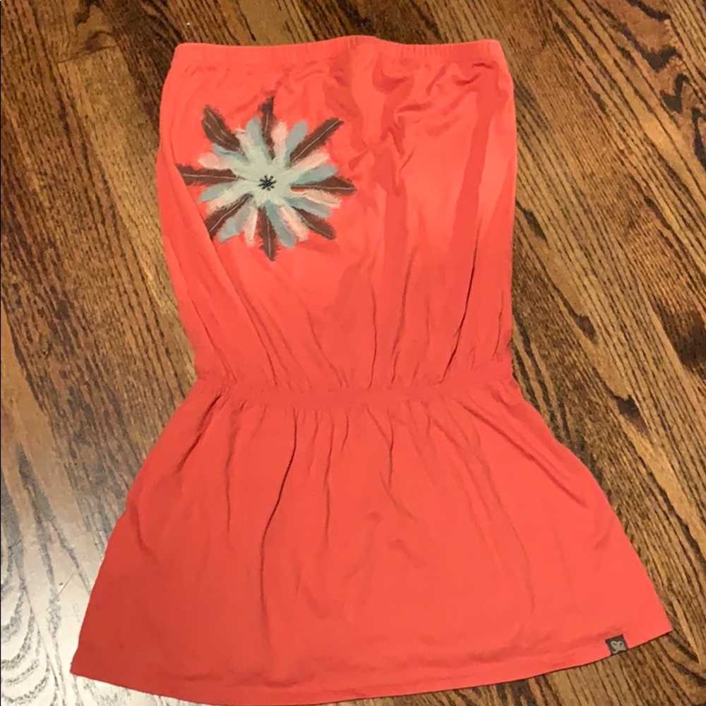 Strapless summer top